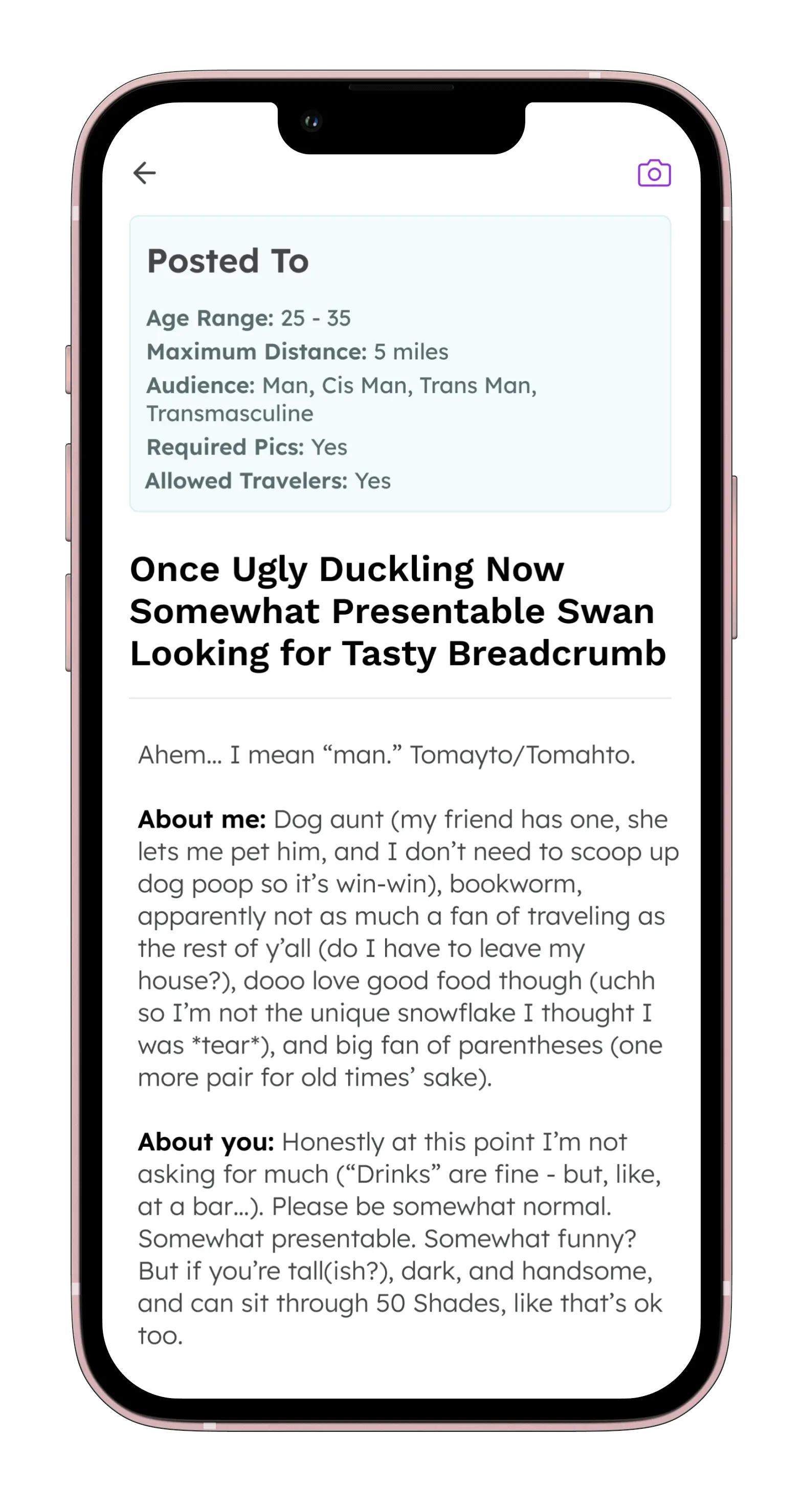 Viewing your post in AseeksB app